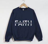 Load image into Gallery viewer, Faith - Ephesians 2:8 Christian Sweatshirt