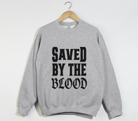 Load image into Gallery viewer, Saved By The Blood - Christian Sweatshirt