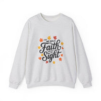 Load image into Gallery viewer, Walk By Faith Not By Sight - Women&#39;s Sweatshirt
