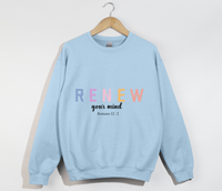 Load image into Gallery viewer, Renew Your Mind - Christian Sweatshirt