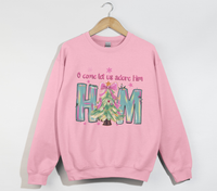Load image into Gallery viewer, Oh Come Let Us Adore Him - Christmas Sweatshirt
