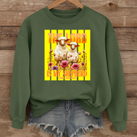 Load image into Gallery viewer, Psalm 23, The Lord Is My Shepherd, Christian Floral Sweatshirt, Bible Verse Shirt