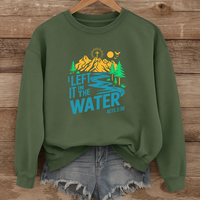 Load image into Gallery viewer, I Left It In The Water, Christian Bible Verse Sweatshirt, Acts 2 38,  Baptism Shirt, Christian Scripture