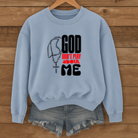 Load image into Gallery viewer, God Don't Play About Me, Jesus Shirt, Christian Catholic Sweatshirt, Faith Based Pullover, Religious Gift