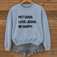 Load image into Gallery viewer, Dog Pet Lover, Jesus Sweatshirt, Dog Mom Shirt, Christian Sweatshirt