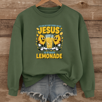 Load image into Gallery viewer, Life Gave Me Lemons, Jesus Lemonade Shirt, Christian Sweatshirt, Child of God, Faith Apparel