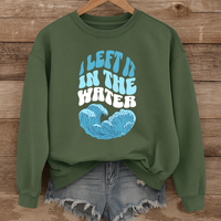 Load image into Gallery viewer, I left it in the Water - Baptism Commemorative Sweatshirt
