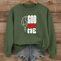 Load image into Gallery viewer, God Don't Play About Me, Jesus Shirt, Christian Catholic Sweatshirt, Faith Based Pullover, Religious Gift