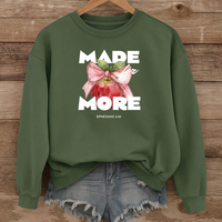 Load image into Gallery viewer, Made For More, Bible Verse Jesus Shirt, Christian Coquette Sweatshirt, Ephesians 2:10, Woman Faith