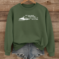 Load image into Gallery viewer, He Has Made Everything, Bible Verse Jesus Shirt, Christian Sweatshirt, Ephesians 3, Church Outfit
