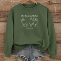 Load image into Gallery viewer, Follow The Word Not The Herd Unisex Sweatshirt