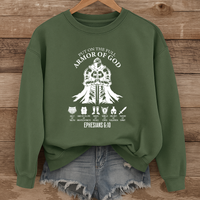 Load image into Gallery viewer, Armor of God, Ephesians 6:10, Christian Sweatshirt, Faith Shirt, Bible Verse