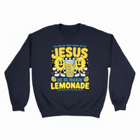 Load image into Gallery viewer, Life Gave Me Lemons, Jesus Makes Lemonade, Funny Christian Humor Sweatshirt, Faith Shirt