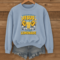 Load image into Gallery viewer, Life Gave Me Lemons, Jesus Lemonade Shirt, Christian Sweatshirt, Child of God, Faith Apparel