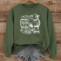 Load image into Gallery viewer, Follow the Word Not the Herd - Unisex Sweatshirt