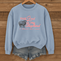 Load image into Gallery viewer, Psalm 23, The Lord Is My Shepherd, Christian Sweatshirt, Bible Verse Shirt