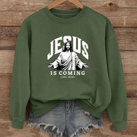 Load image into Gallery viewer, Jesus Is Coming Look Busy - Unisex Christian sweatshirt