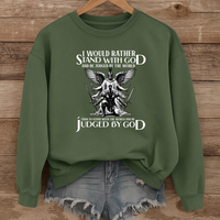 Load image into Gallery viewer, Stand With God, Christian Warrior Shirt, Inspirational Sweatshirt, Faith Shirt, Christian Gift