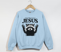 Load image into Gallery viewer, Feral But Loves Jesus - Christian Sweatshirt
