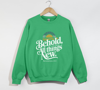 Load image into Gallery viewer, Behold, I Am Making All Things New - Christian Sweatshirt
