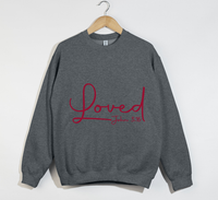 Load image into Gallery viewer, Loved - John 3:16 Christian Sweatshirt
