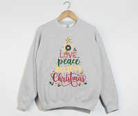 Load image into Gallery viewer, Joy Love Peace Believe Christmas - Sweatshirt
