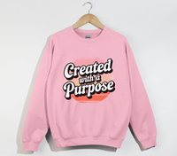 Load image into Gallery viewer, Created With A Purpose - Christian Sweatshirt