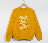 Load image into Gallery viewer, Trust In The Lord With All Your Heart - Christmas Sweatshirt
