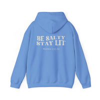 Load image into Gallery viewer, Be Salty, Stay Lit - Back Printed Unisex Hoodie
