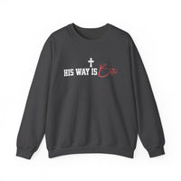 Load image into Gallery viewer, His Way Is Better Christian Sweatshirt, Faith Shirt Unisex, Jesus Cross Gift
