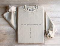 Load image into Gallery viewer, John 14:6 The Way, The Truth, And The Life - Sweatshirt
