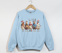 Load image into Gallery viewer, Christmas Chickens Sweatshirt
