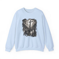 Load image into Gallery viewer, Crucifixion of Jesus, Easter Shirt, Christian Sweatshirt, Jesus Cross Shirt, Faith Shirt