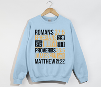 Load image into Gallery viewer, Bible Faith Verses - Christian Sweatshirt
