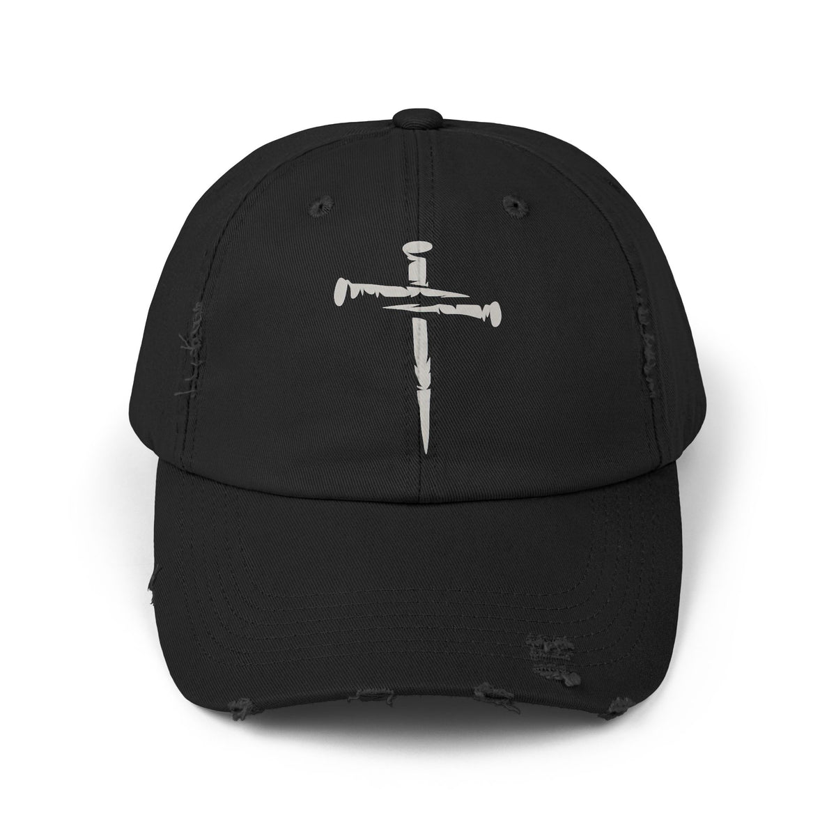 Cross Nails Distressed Cap