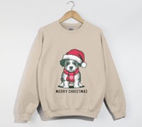 Load image into Gallery viewer, Merry Christmas Puppy Print Sweatshirt

