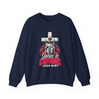 Load image into Gallery viewer, Jesus Is Coming, Christian Sweatshirt, Cross and Roses, Funny Christian Shirt Gift
