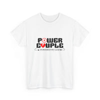 Load image into Gallery viewer, Power Couple - Powered by God Valentine&#39;s Day matching shirts
