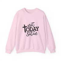 Load image into Gallery viewer, Not Today Satan - Women&#39;s Sweatshirt
