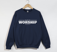 Load image into Gallery viewer, Made To Worship - Christian Sweatshirt
