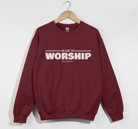 Load image into Gallery viewer, Made To Worship - Christian Sweatshirt
