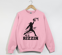 Load image into Gallery viewer, He Is Rizzin&#39; Funny Jesus Meme Sweatshirt
