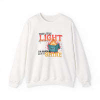 Load image into Gallery viewer, This Little Light of Mine, Mental Health Sweatshirt, Emotional Dumpster Fire Shirt, Funny Sweatshirt