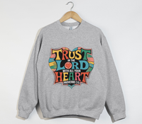 Load image into Gallery viewer, Trust In The Lord With All Your Heart - Christian Sweatshirt

