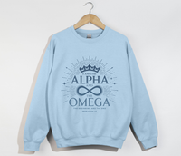 Load image into Gallery viewer, I Am The Alpha And The Omega - Christian Sweatshirt
