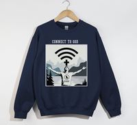 Load image into Gallery viewer, Connect To God, The Password Is Prayer - Christian Sweatshirt