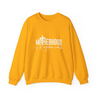 Load image into Gallery viewer, Motherhood is Kingdom Work and my Ministry - Christian Sweatshirt for Mom

