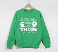 Load image into Gallery viewer, He Who Finds A Wife, Finds A Good Thing - Sweatshirt
