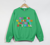 Load image into Gallery viewer, God Is Within Her, She Will Not Fall - Christian Sweatshirt
