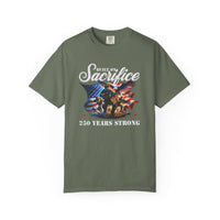 Load image into Gallery viewer, Built On Sacrifice - Patriotic Comfort Colors Men's Tee